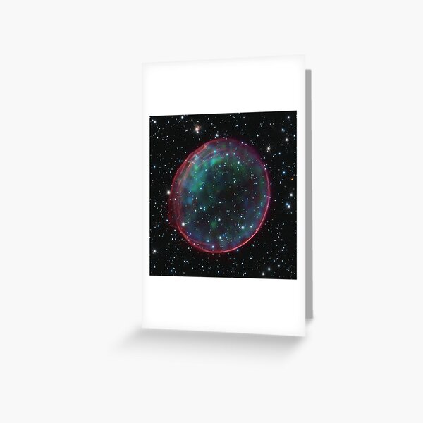 Supernova remnants such as this are the source of many cosmic rays. Greeting Card