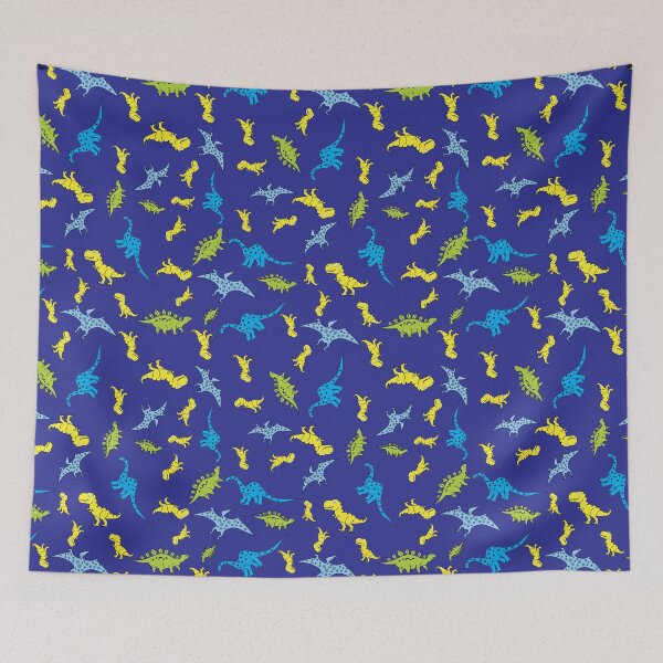Item preview, Hand drawn dinosaur frenzy  designed and sold by CheckDesignz.
