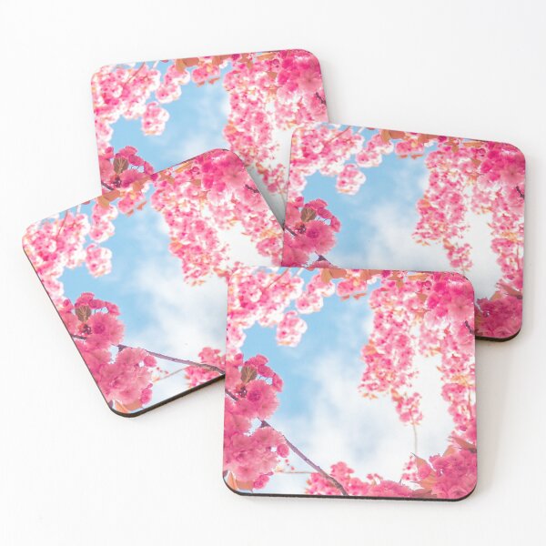 Item preview, Pink Flowers Budding w/ Blue Cloudy Sky designed and sold by BOLDconcepts.