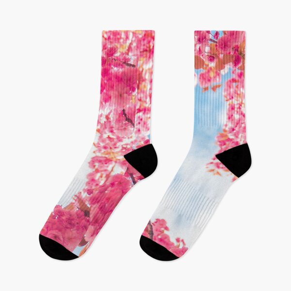Item preview, Pink Flowers Budding w/ Blue Cloudy Sky designed and sold by BOLDconcepts.