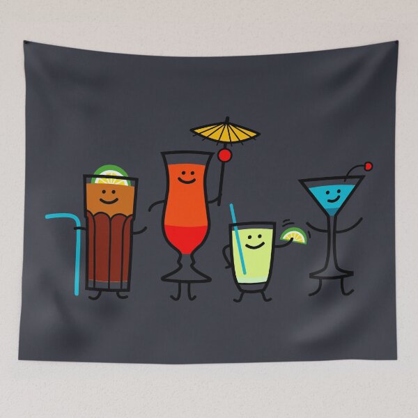 Item preview, Funny cocktail friends designed and sold by spontania.