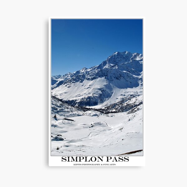 simplon pass Canvas Print