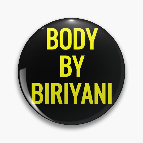 Item preview, Funny Desi BODY BY BIRIYANI  designed and sold by eufouria.