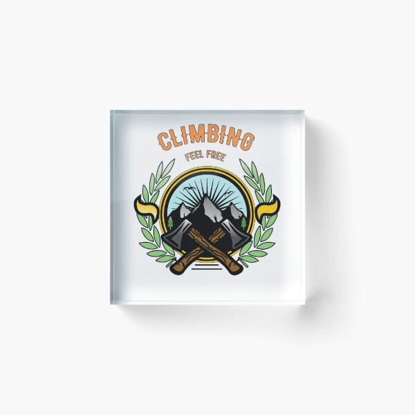 Item preview, Climbing climbing mountains hiking gift designed and sold by JonasDesign.