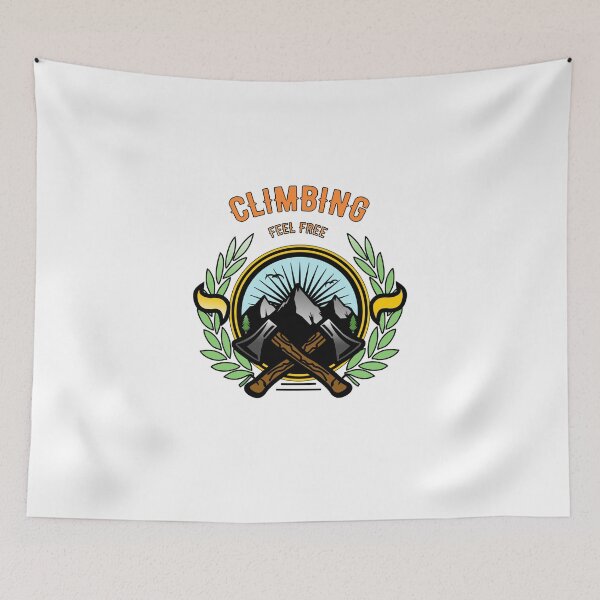 Item preview, Climbing climbing mountains hiking gift designed and sold by JonasDesign.