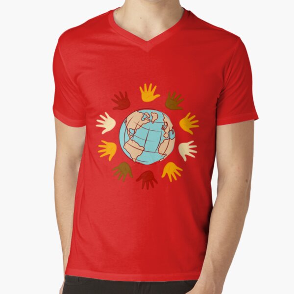 Our world V-Neck T-Shirt