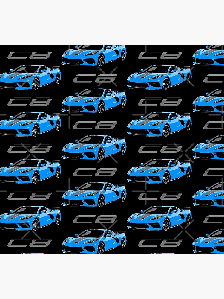 Disover Blue Chevy Corvette C8 Mid Engine | Socks