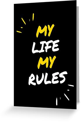 Картинка my life my rules