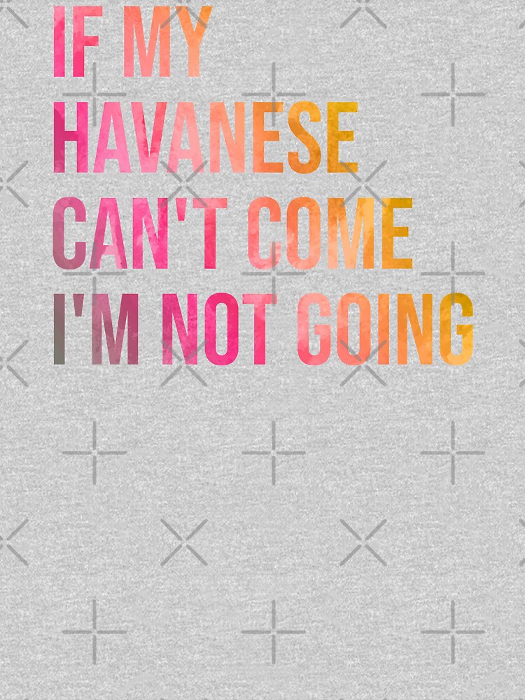 If my Havanese can't come I'm not going by DuxDesign