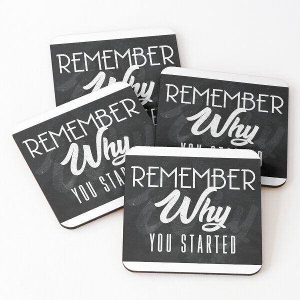 Item preview, Remember Why You Started designed and sold by SuccessHunters.