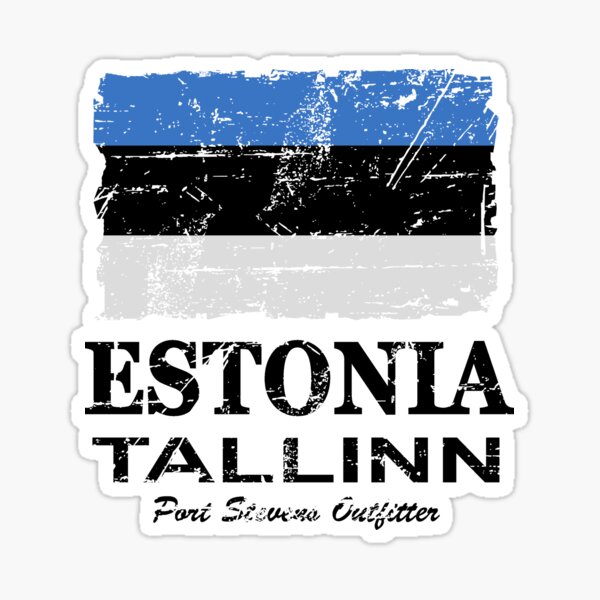 Item preview, Flag of Estonia - Vintage look designed and sold by Port-Stevens.