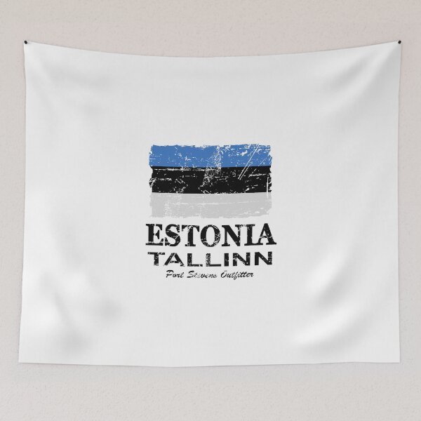 Item preview, Flag of Estonia - Vintage look designed and sold by Port-Stevens.
