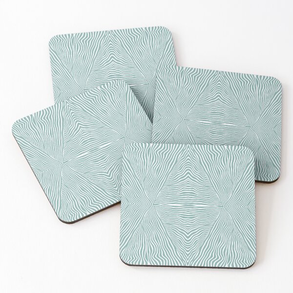 Item preview, Boho, African, Mud Cloth, Striped Pattern, Turquoise designed and sold by meggydesigns.
