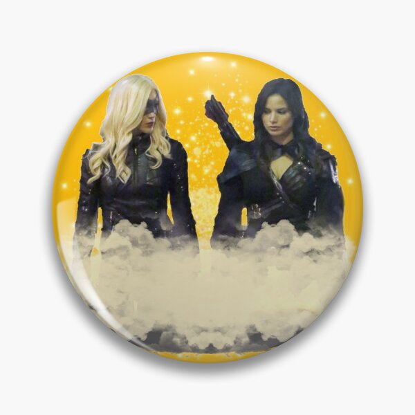 Aperçu de l'œuvre Laurel Lance et Nyssa Al Ghul fond jaune créée et vendue par dutchchu.
