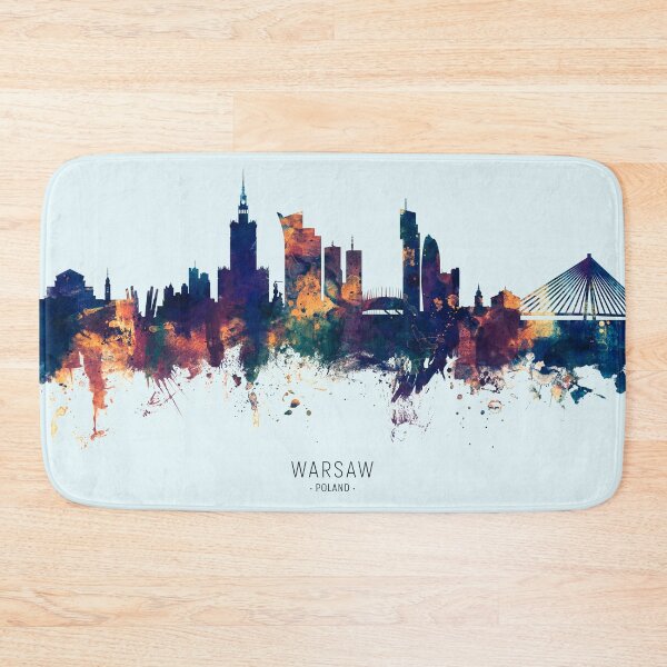Item preview, Warsaw Poland Skyline designed and sold by ArtPrints.