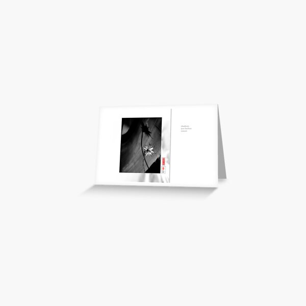 Mindfulness In Monochrome - Shadows Greeting Card