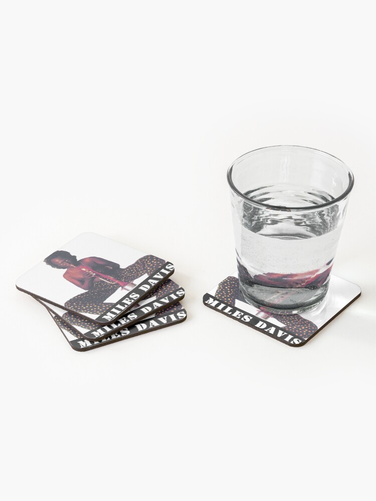 Thumbnail 2 of 5, Coasters (Set of 4), Prince Of Darkness (jazz musician) designed and sold by ColSmokie.