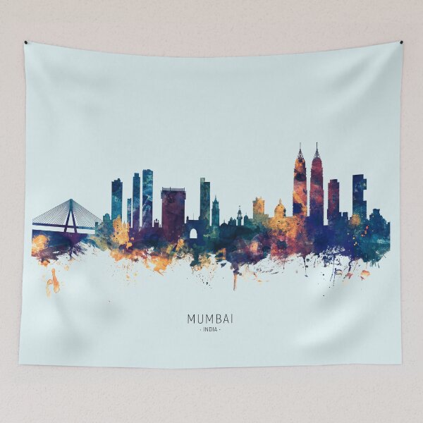 Item preview, Mumbai Skyline India Bombay designed and sold by ArtPrints.