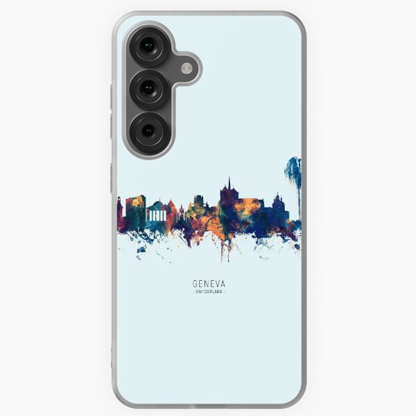 Item preview, Geneva Switzerland Skyline designed and sold by ArtPrints.