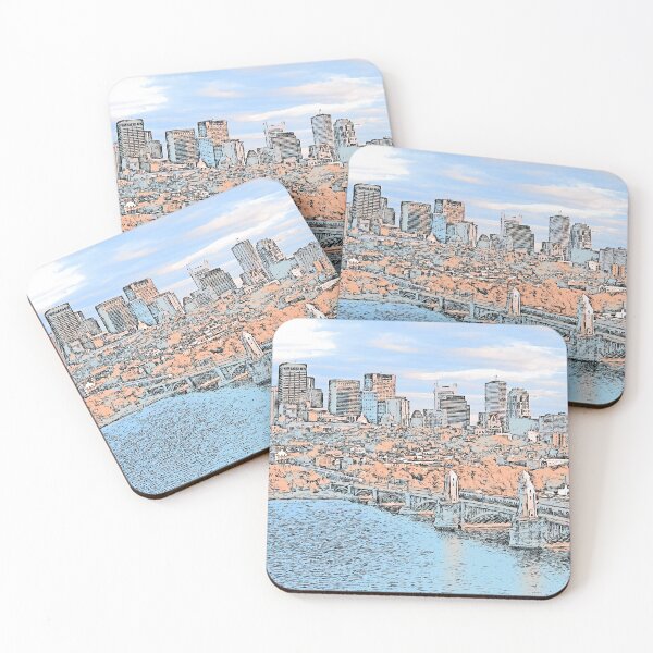 Item preview, Boston, Panorama designed and sold by AM FineArtPrints.