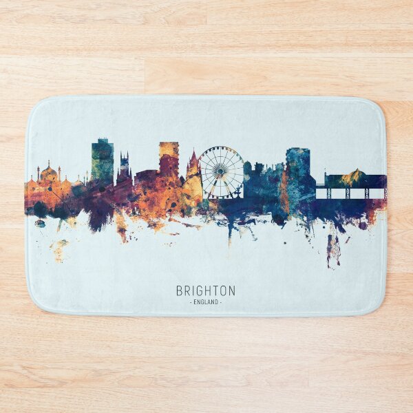 Item preview, Brighton England Skyline designed and sold by ArtPrints.