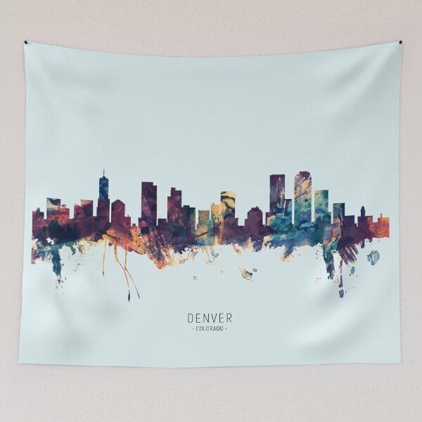 Item preview, Denver Colorado Skyline designed and sold by ArtPrints.