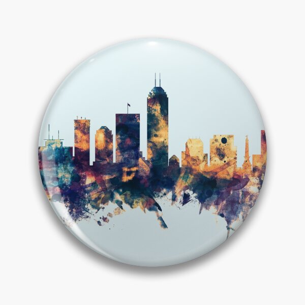Artikelvorschau, Indianapolis Indiana Skyline entworfen und verkauft von ArtPrints.