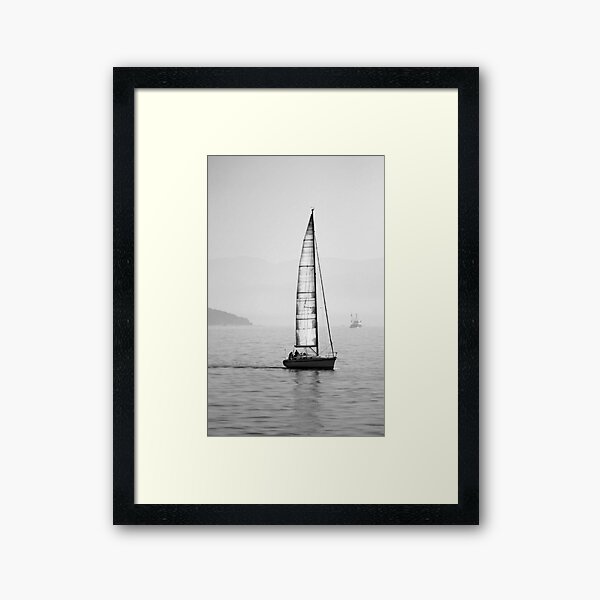 Black and White Istanbul 03 Framed Art Print