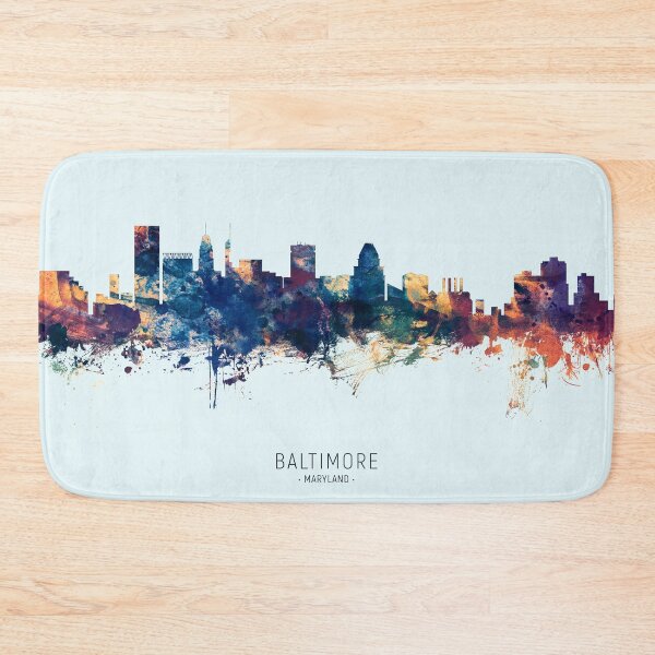Item preview, Baltimore Maryland Skyline designed and sold by ArtPrints.