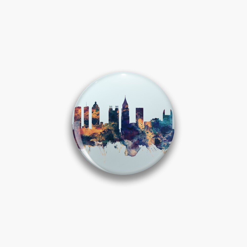 Atlanta Georgia Skyline Pin