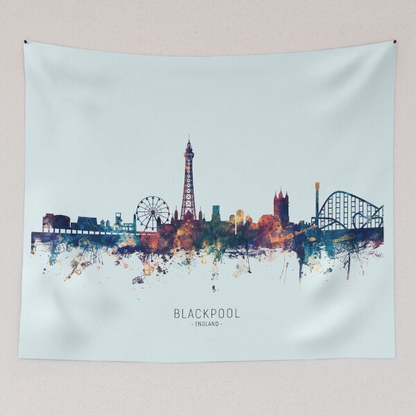 Item preview, Blackpool England Skyline designed and sold by ArtPrints.