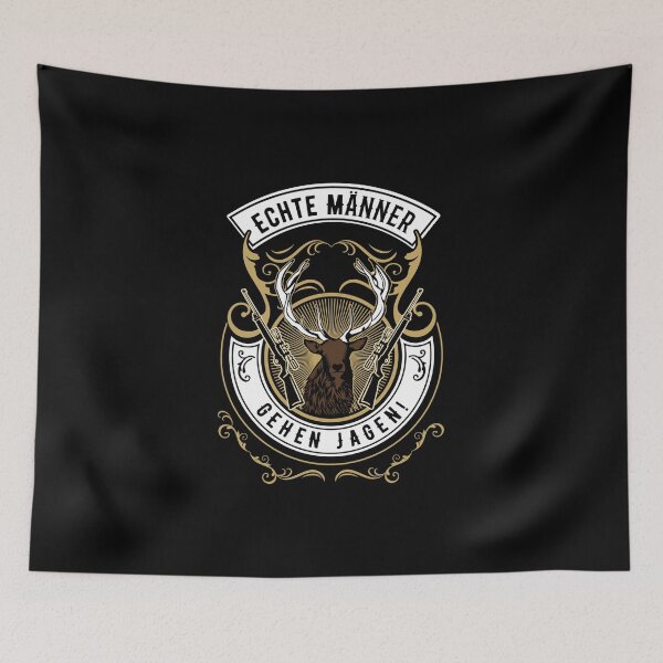 Item preview, Real men go hunting hunter saying gift designed and sold by JonasDesign.