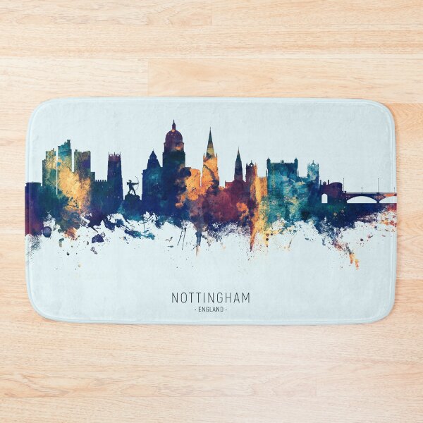Item preview, Nottingham England Skyline designed and sold by ArtPrints.