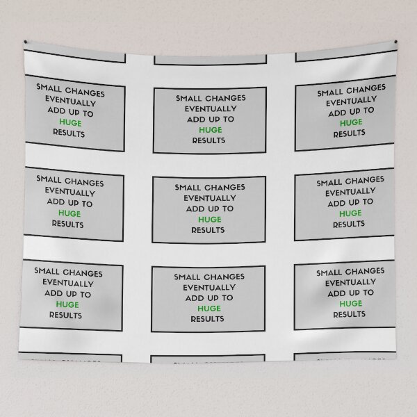 Item preview, Small changes eventually add up to huge results designed and sold by Inspirationmotivation.