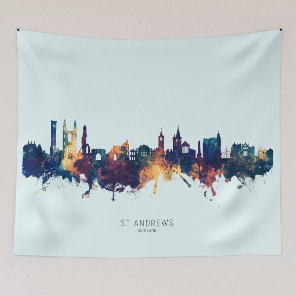 Item preview, St Andrews Scotland Skyline designed and sold by ArtPrints.