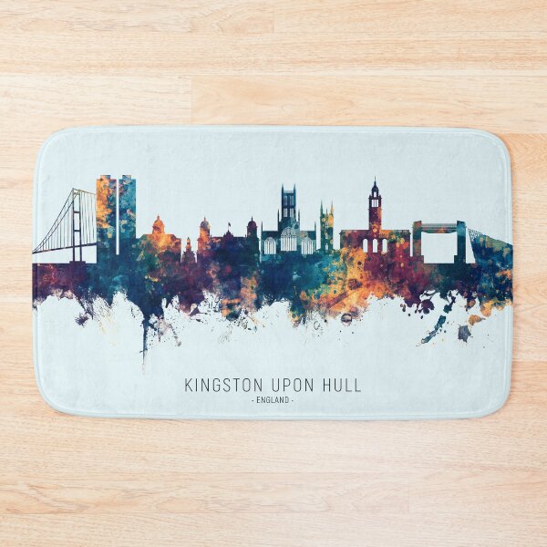 Item preview, Kingston upon Hull England Skyline designed and sold by ArtPrints.