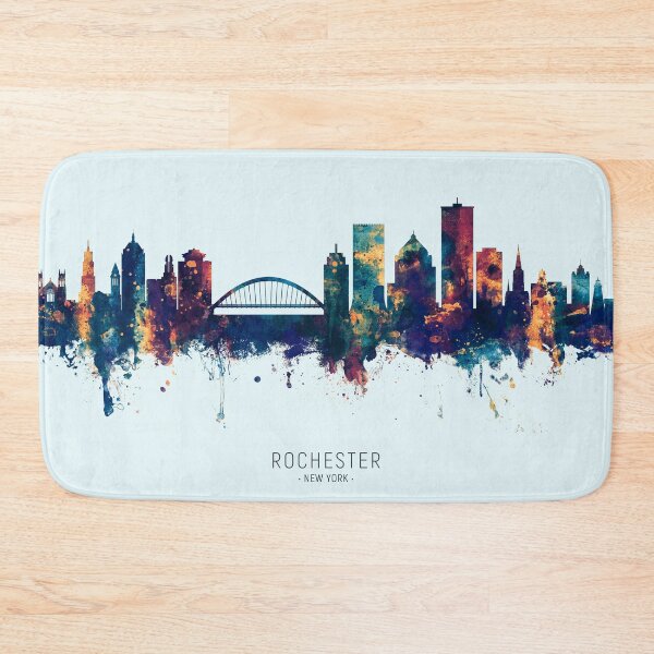 Artikelvorschau, Rochester New York Skyline entworfen und verkauft von ArtPrints.