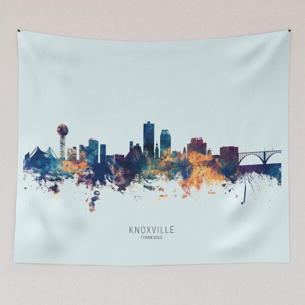 Item preview, Knoxville Tennessee Skyline designed and sold by ArtPrints.