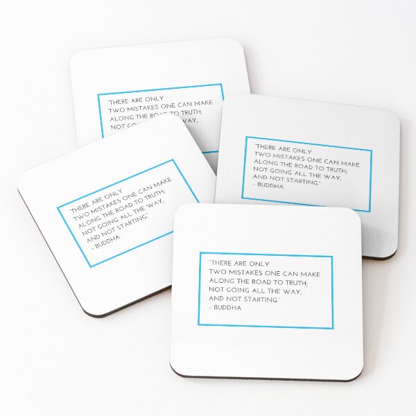 Item preview, “THERE ARE ONLY  TWO MISTAKES ONE CAN MAKE  ALONG THE ROAD TO TRUTH;  NOT GOING ALL THE WAY,  AND NOT STARTING.”  – BUDDHA designed and sold by Inspirationmotivation.