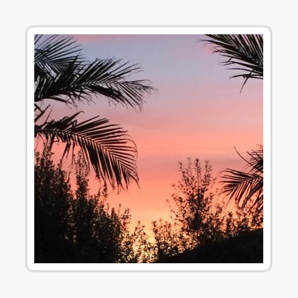 Island Style Sunset Sticker