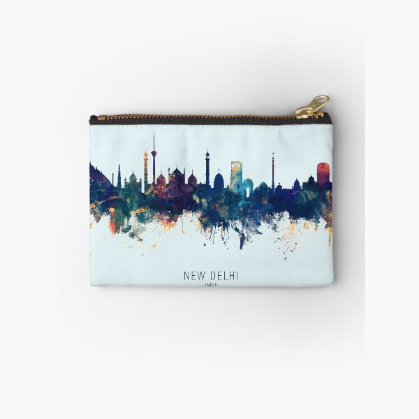 Artikelvorschau, New Delhi India Skyline entworfen und verkauft von ArtPrints.
