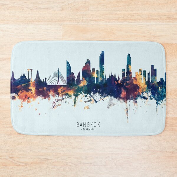 Item preview, Bangkok Thailand Skyline designed and sold by ArtPrints.