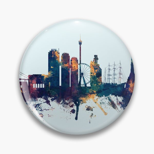 Item preview, Gothenburg Sweden Skyline designed and sold by ArtPrints.