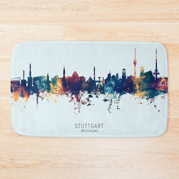 Item preview, Stuttgart Germany Skyline designed and sold by ArtPrints.