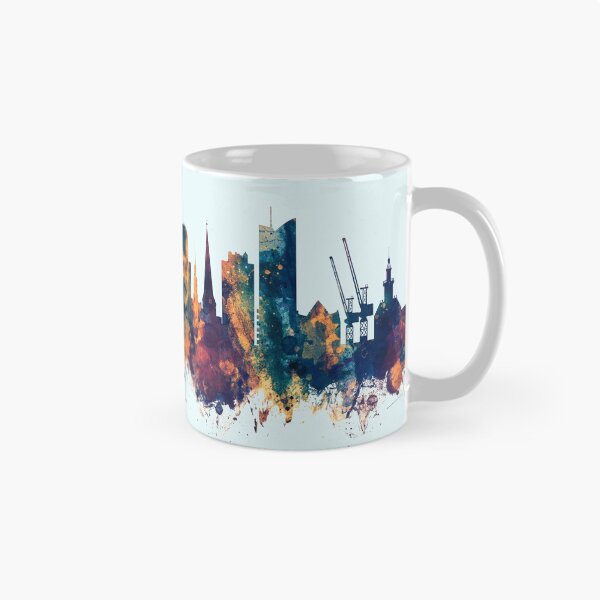 Aperçu de l'œuvre Dortmund Germany Skyline créée et vendue par ArtPrints.