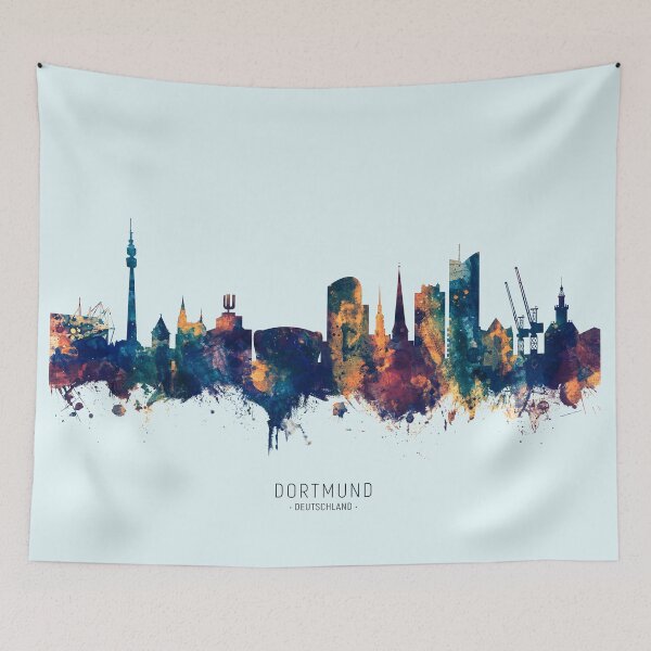 Item preview, Dortmund Germany Skyline designed and sold by ArtPrints.