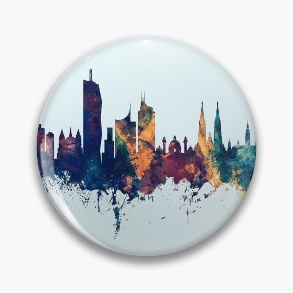 Artikelvorschau, Vienna Austria Skyline entworfen und verkauft von ArtPrints.