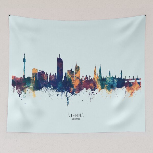 Item preview, Vienna Austria Skyline designed and sold by ArtPrints.