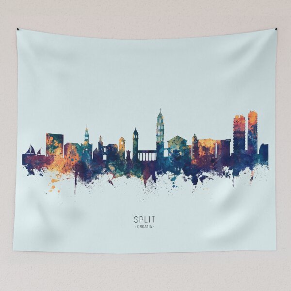 Item preview, Split Croatia Skyline designed and sold by ArtPrints.