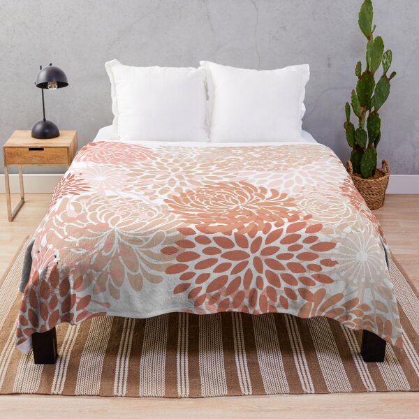 Item preview, Floral Pattern, Mixed Blooms, Blush, Terracotta and Pink designed and sold by meggydesigns.